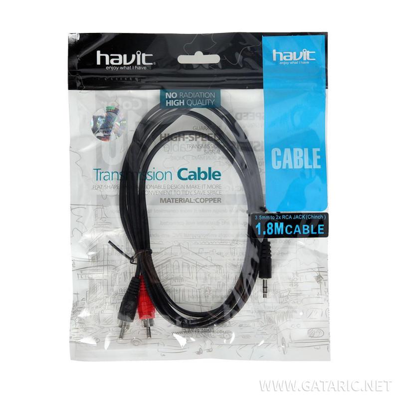 Audio cable ''VGA'', 1.8m, 3.5/3.5mm 