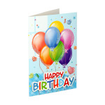 Greeting card 3D ''Happy Birthday 04'' 