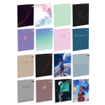 Notebook A5, hard covers, 96 squares sheets 