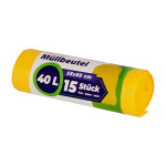 Garbage bag 40L, without drawsting 15/1 
