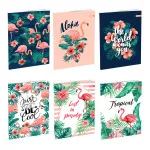 Notebook Premium A4 ''Flowers'', soft covers, 52 sheets, squares 