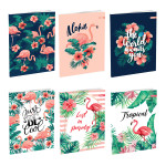 Notebook Premium A4 ''Flowers'', soft covers, 52 sheets, lines 