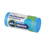 Müllbeutel 40L, mit Zugband 15/1 