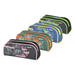 Pouch pencil case ''CITIES'', 4/1 (Assorted colours) 