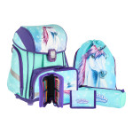School bag set ''LITTLE DREAM 3D'' SMART 5-Pcs (LED buckle) 