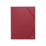 Fascikla 3KL & Gumom A4 PP, Bordo 