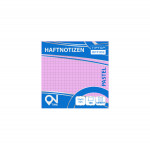 Samolepljivi Blok 75x75mm Karo, Pastel Roza 