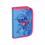Pencil case ''Butterfly'', 1-Zipper, 22-pcs