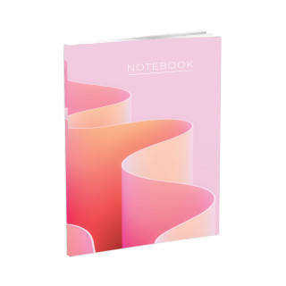Notebook A5, hard covers, 96 lines sheets 