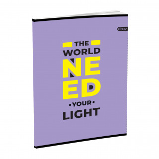 School Notebook A5 “Inspiration” Soft cover, Squared, 52 Sheets