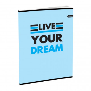 School Notebook A5 “Inspiration” Soft cover, Squared, 52 Sheets