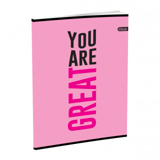 School Notebook A5 “Inspiration” Soft cover, Squared, 52 Sheets
