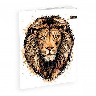 School Notebook A4 “Animals” Soft cover, Squared, 52 Sheets 