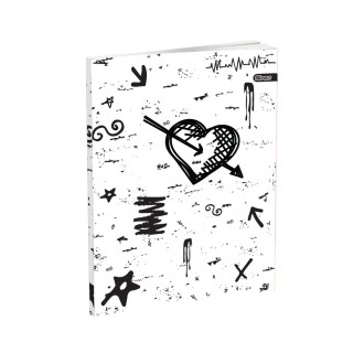 School Notebook A5 “Abstract” Soft cover, Squared, 52 Sheets 