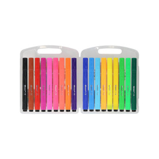Fiber pens ''JUMBO TRIO'', PVC box 
