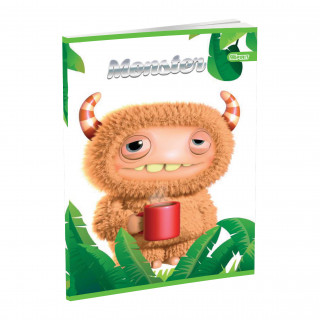 School notebook A5 ''Animals'', soft covers, 52 sheet, squared