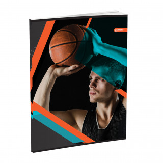 School notebook A5 ''Sport'', soft covers, 52 sheet, squared 