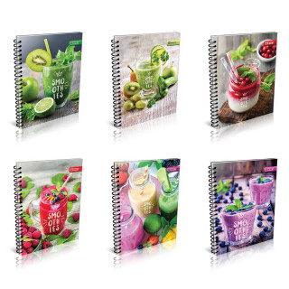 Spiral college pad ''Fruits'' A4, 70 sheets lines 