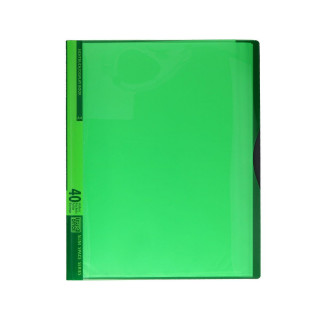 Display Book with 40 Pockets, PP A4, Neon Green
