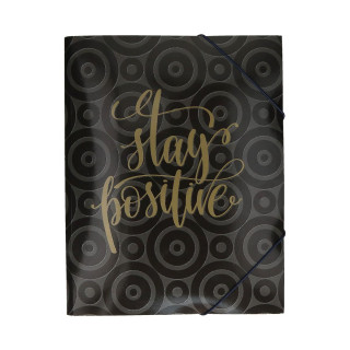 Elastic File ''Love Heart''A4, with 3 flap