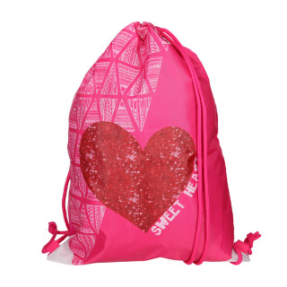 School bag set ''RED HEART'' Prolight 5-Pcs (LED buckle)