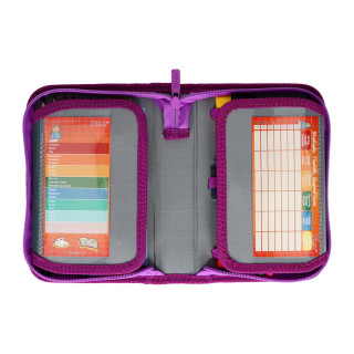 Pencil case 3D ''PURPLE BUTTERFLY'' 1-Zipper, 50-pcs