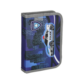 Pencil case 3D ''POLICE'' 1-Zipper, 50-pcs