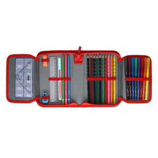Pencil case 3D ''FORMULA'', 1-Zipper, 28-pcs