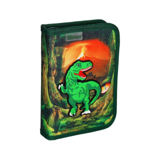 Pencil case 3D ''T-Rex'', 1-Zipper, 28-pcs
