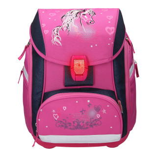 School bag set ''HORSE'' Prolight 5-Pcs (LED buckle)