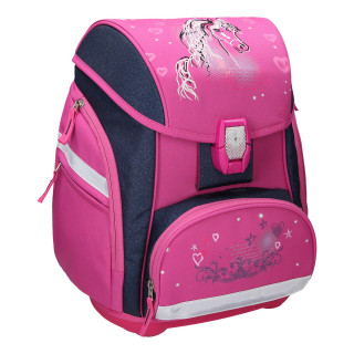 School bag set ''HORSE'' Prolight 5-Pcs (LED buckle)