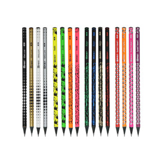 Drvena olovka ''BLACKWOOD MIX'', 4 dizajna u miksu 