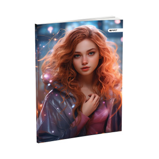 Notebook Premium A5 ''Girls'', soft covers, 52 sheets, lines