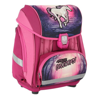 School bag set ''MAGIC UNICORN 3D'' SMART 5-pcs (LED buckle)