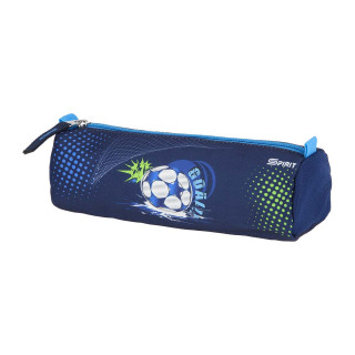 School bag set ''FOOTBALL BLUE'' MAXX 5-Pcs (LED buckle) 