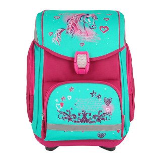 School bag set ''HORSE''MAXX 5-Pcs (LED buckle)