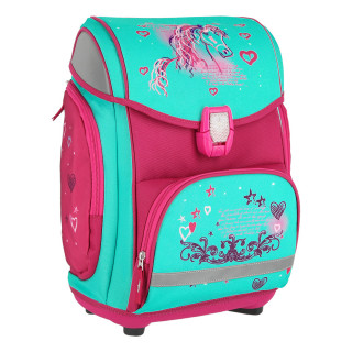 School bag set ''HORSE''MAXX 5-Pcs (LED buckle)
