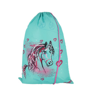 School bag set ''HORSE''MAXX 5-Pcs (LED buckle)