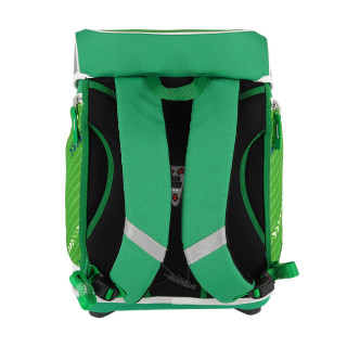 School bag set ''FOOTBALL GREEN'' MAXX 5-Pcs (LED buckle) 