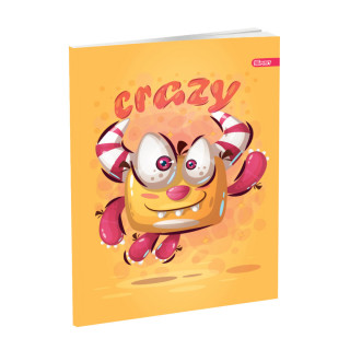School Notebook A5, Soft cover, Squared, Monster III, 52 sheets