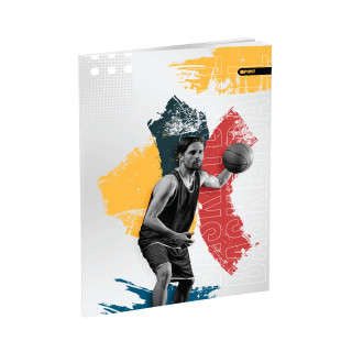 Schulheft A4, Softcover-Umschlag, Sports, Liniert, 52 Blatt 