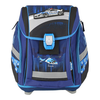 School bag set ''POLICE'' NEW START 3D 5-Pcs (LED buckle) 