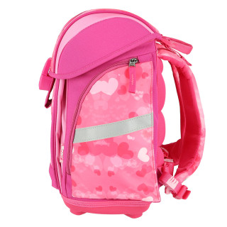 School bag set ''LOVE HEART'' NEW START 5-Pcs 3D (LED buckle) 