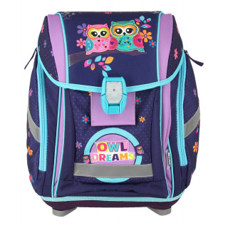 School bag set ''OWLS'' NEW START 5-Pcs (LED buckle) 