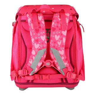 School bag set ''RED HEART'' NEW START 5-Pcs (LED buckle) 