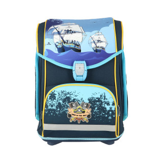 School bag set ''PIRATES'' MAXX 5-Pcs (LED buckle) 