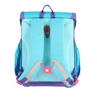 School bag set ''BLUE BUTTERFLY'' COOL 4-Pcs (Metal buckle) 