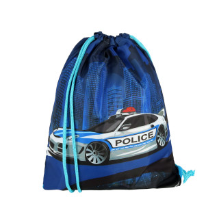 School bag set ''POLICE'' NEW START 5-Pcs (LED buckle) 