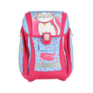 School bag set ''CAT WHITE'' NEW START 5-Pcs (LED buckle) 