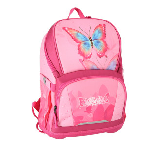 School bag set ''BUTTERFLY MAGIC'' 3D VARIO 5-Pcs (Magnetic buckle)